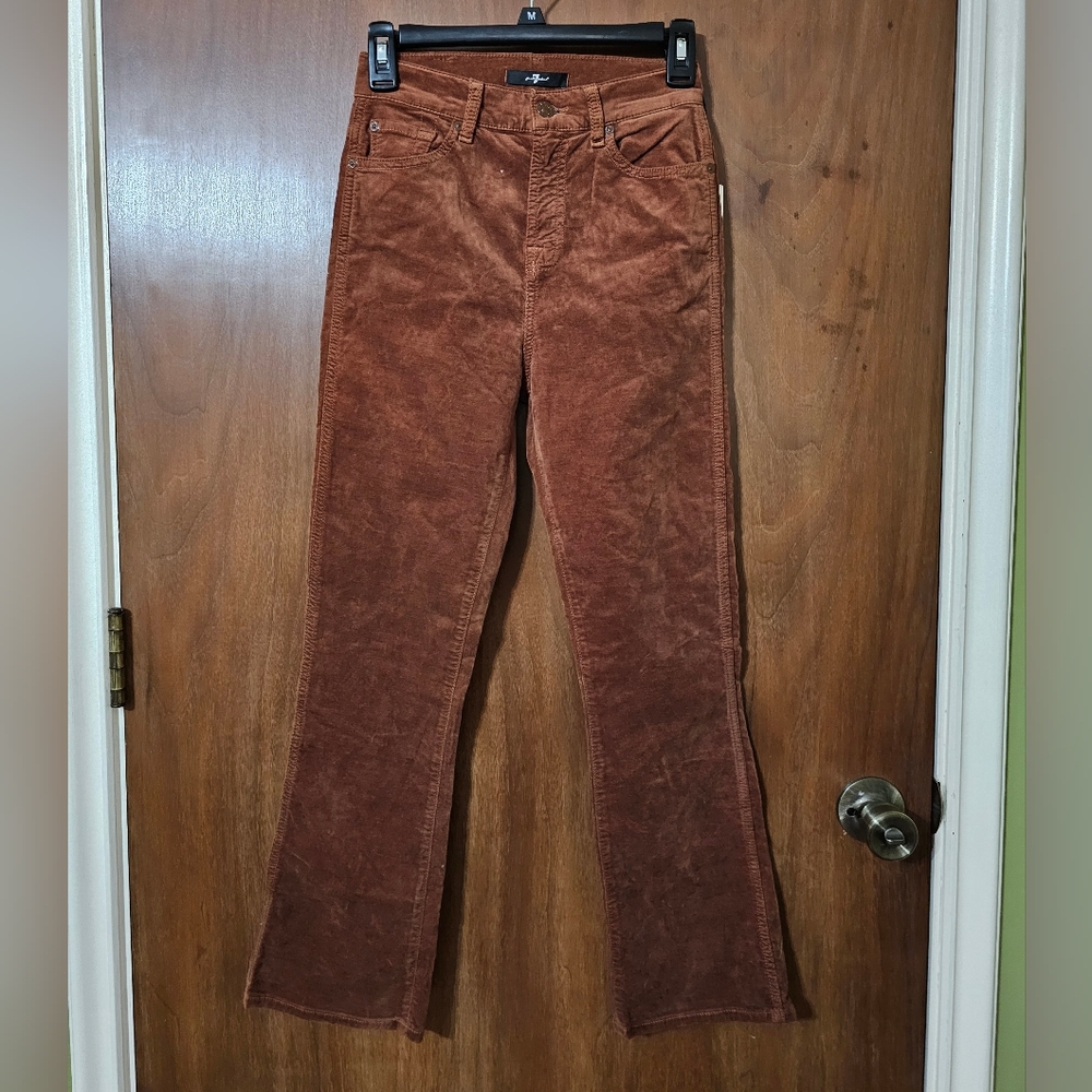 7 For All Mankind Brown Corduroy Pants
